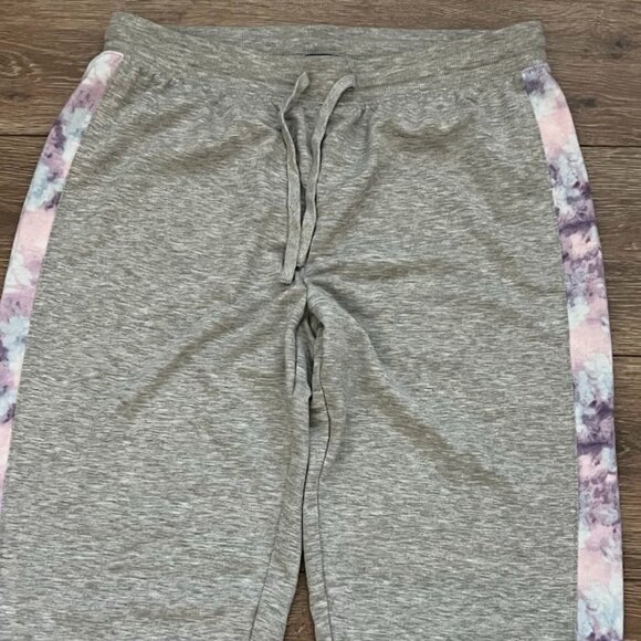 SPLENDID Purple Gray Tie Dye Jogger Jersey Lounge Pants Size Medium - Picture 3 of 10